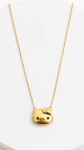 HKY Kitty Face Glossy Necklace 16" - 18"