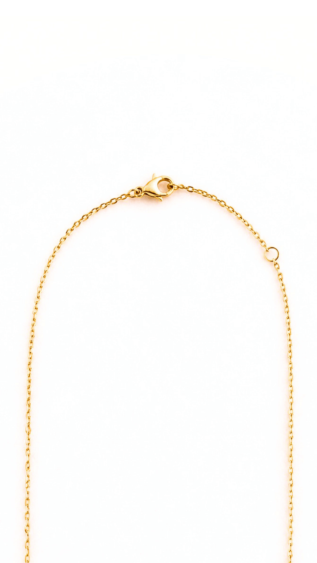 HKY Kitty Face Girls Necklace Glossy 16"-18"