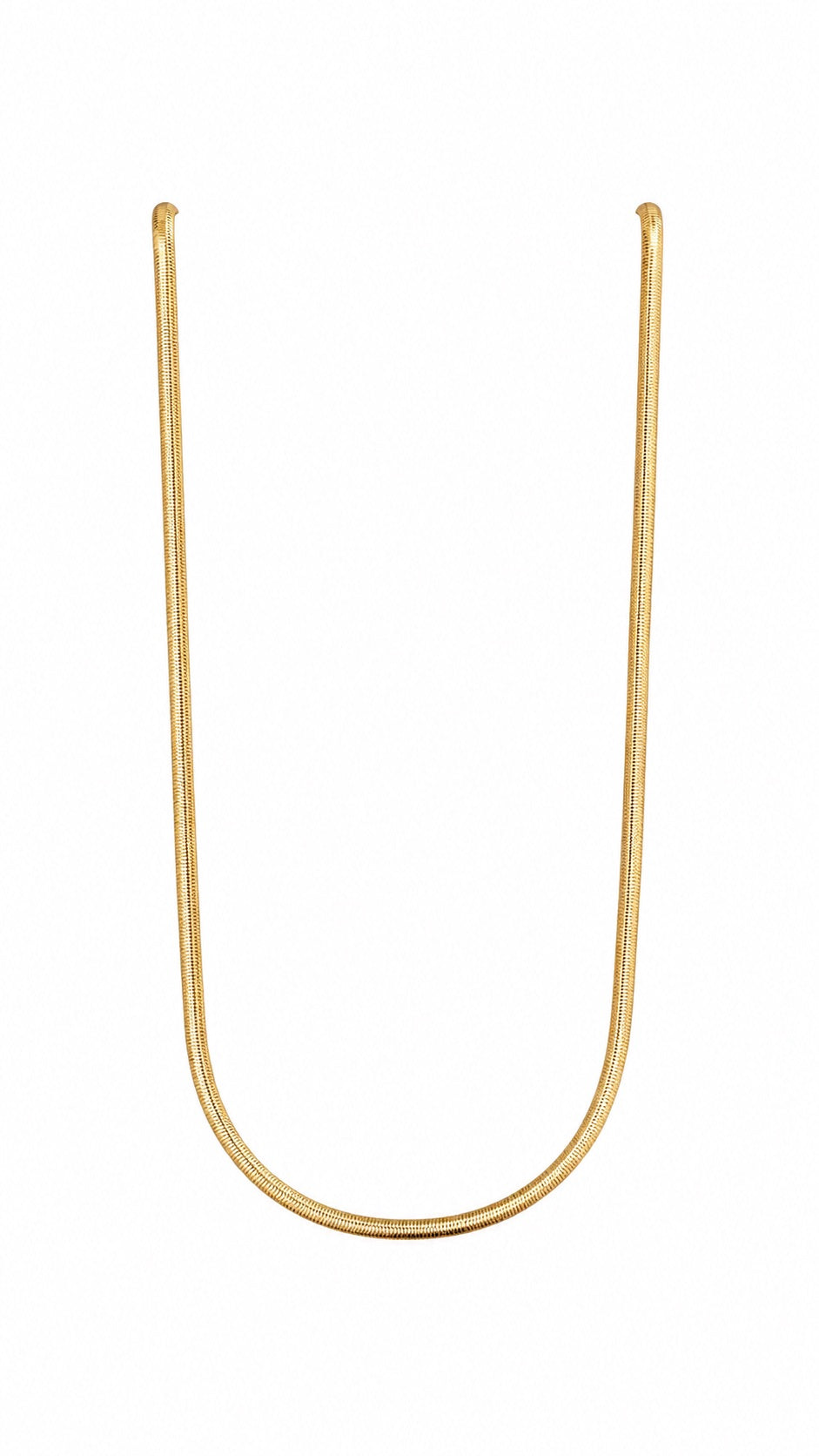 Fishbone Chain Necklace 18"