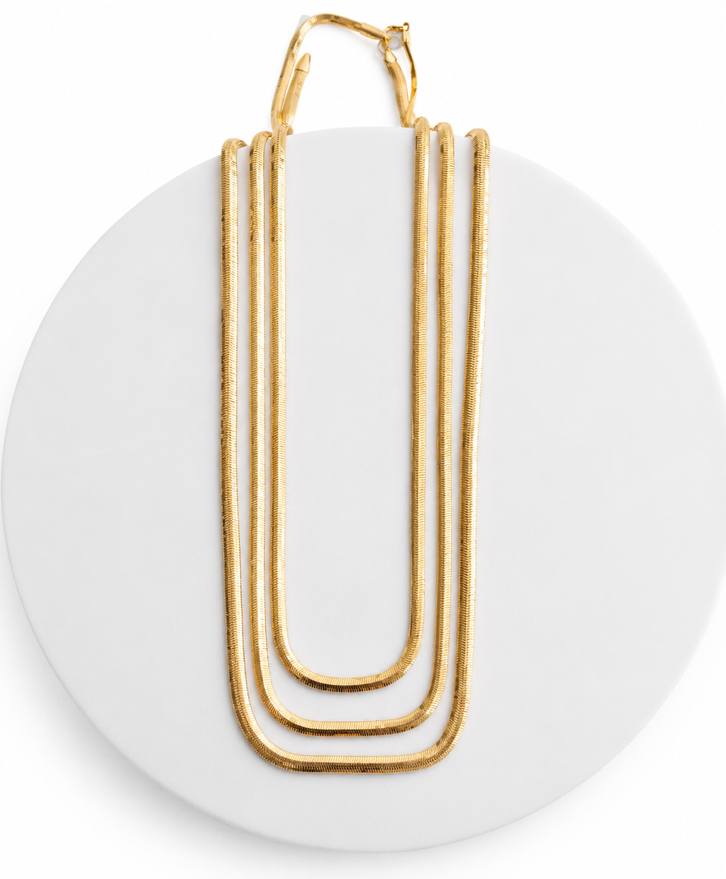 Fishbone Chain Necklace 18"