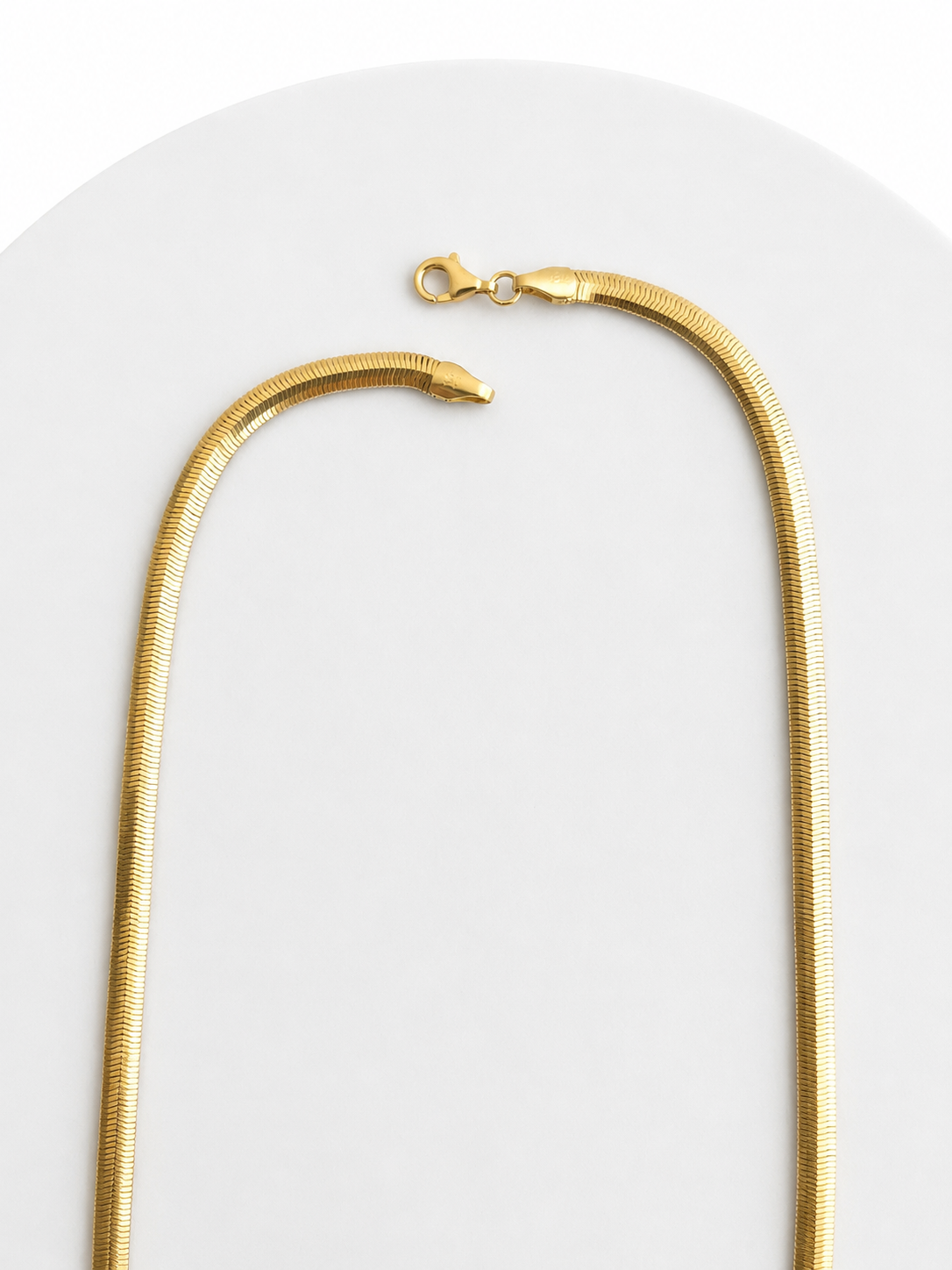 Fishbone Chain Necklace 18"