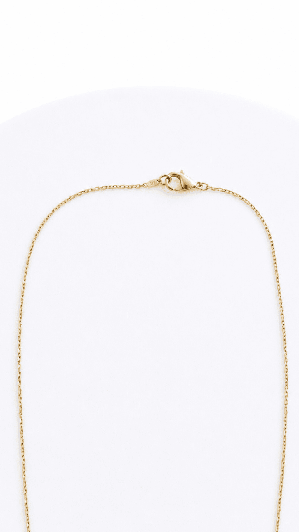 VAA Chain Necklace With Small Coco Crush Pendant 18"