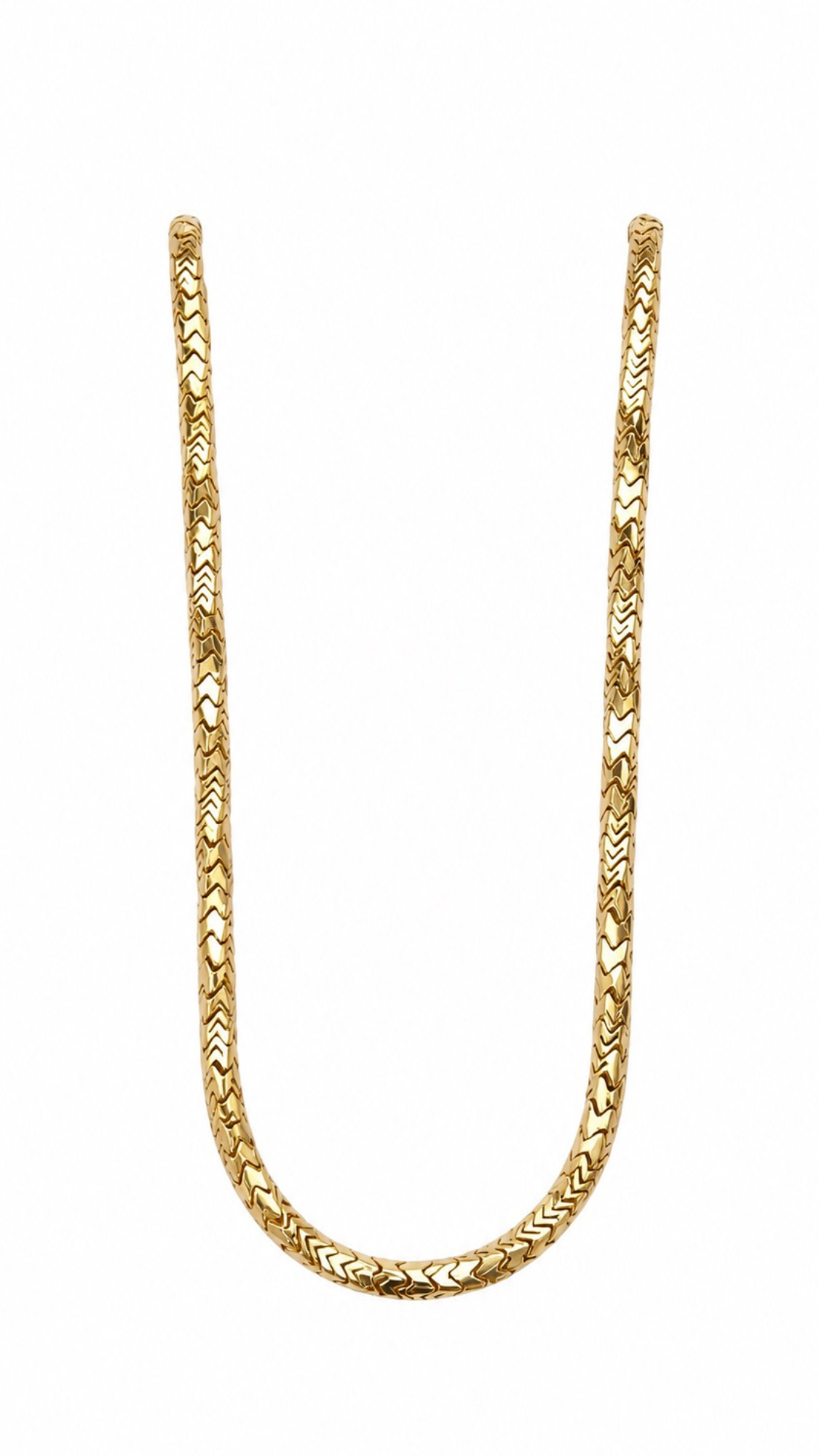 MCO Cube Twisted Necklace - Size 20