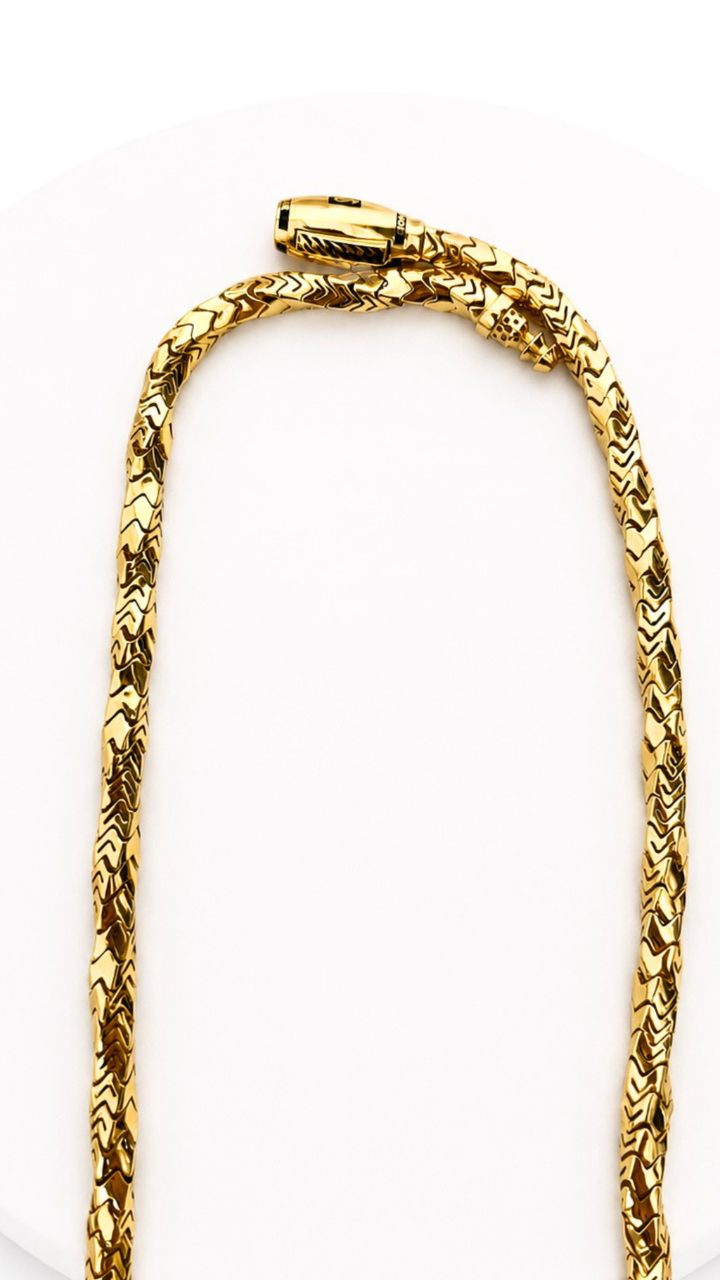 MCO Cube Twisted Necklace 20"