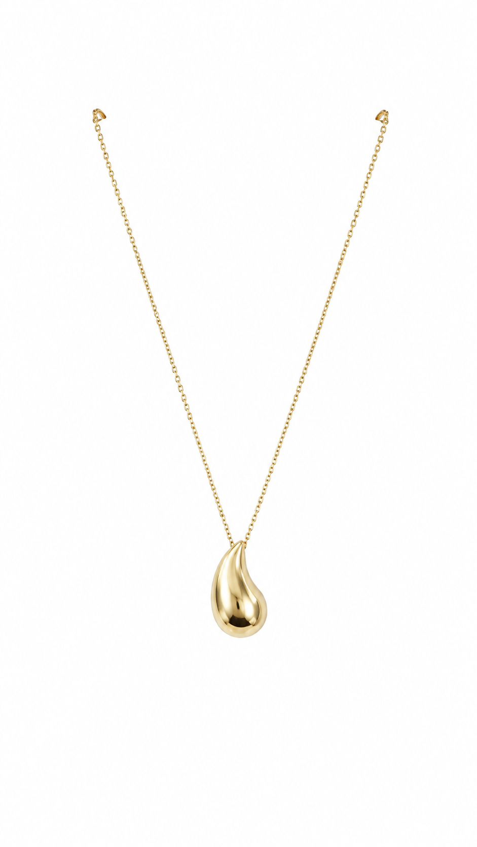 Teardrop Pendant Necklace - Size 16- to Size 18
