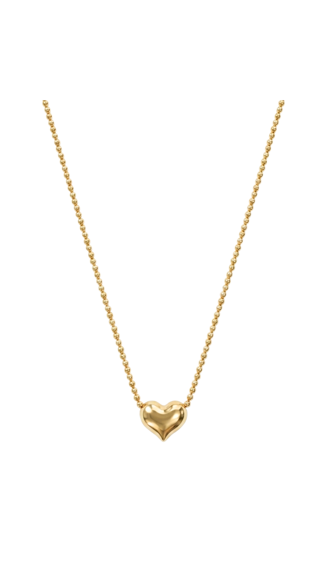 Pop Heart S Glossy Bubble Necklace S18