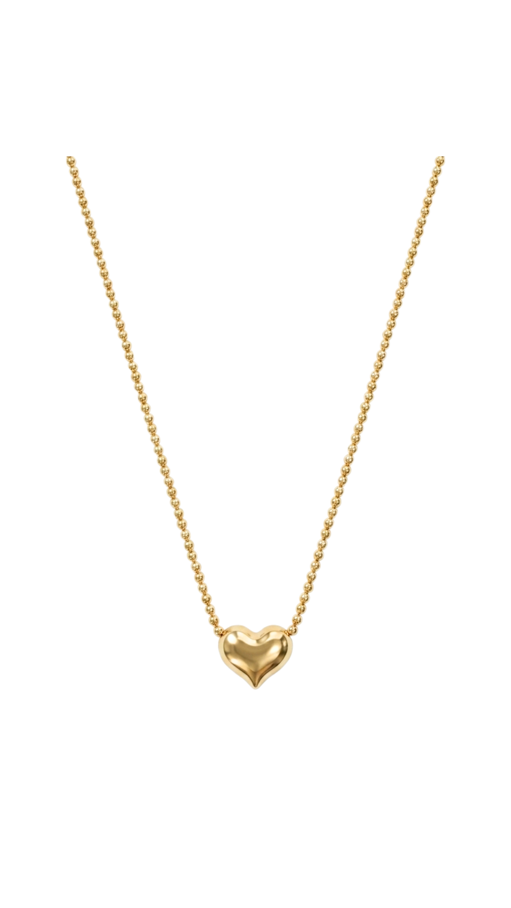Pop Heart S Glossy Bubble Necklace S18