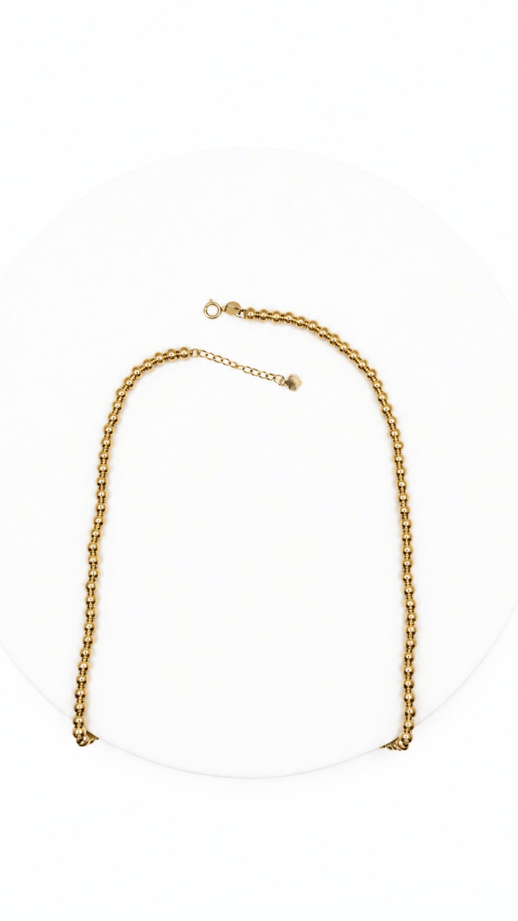 Pop Heart Glossy Bubble Necklace 18"