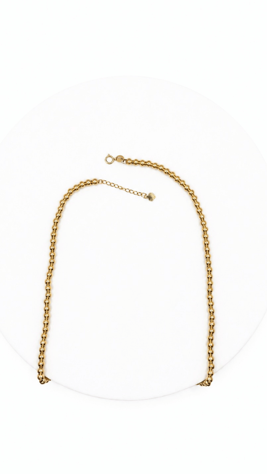 Pop Heart Glossy Bubble Necklace 18"