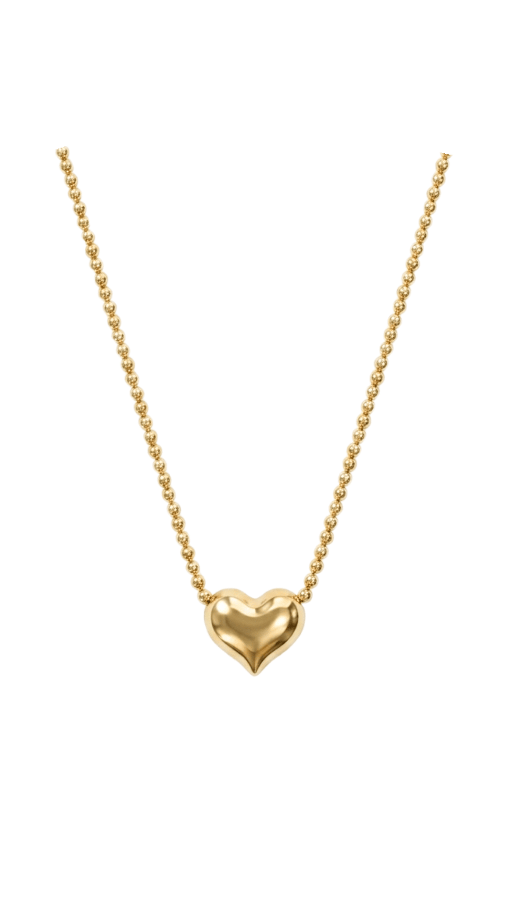 Pop Heart M Glossy Bubble Necklace S18