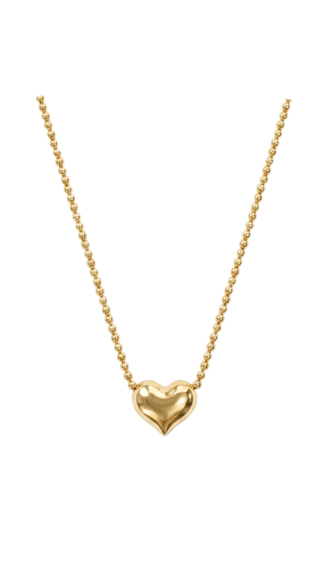 Pop Heart M Glossy Bubble Necklace S18