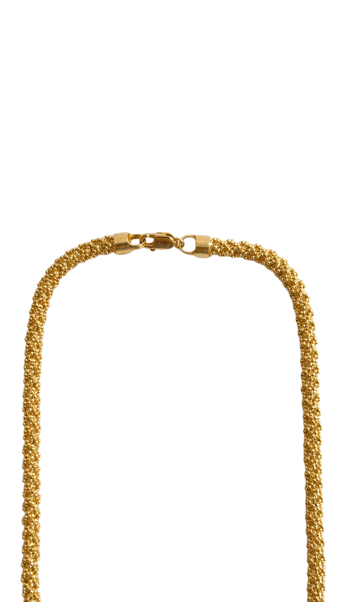 Popcorn Chain Necklace 22"