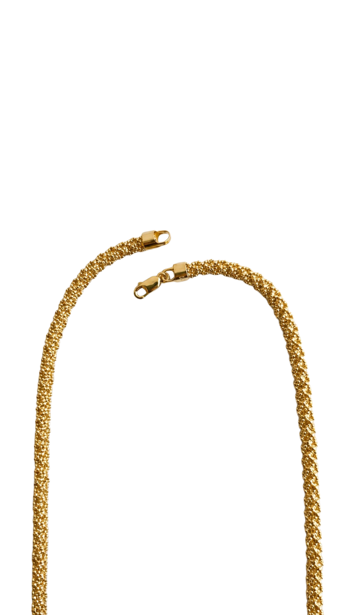Popcorn Chain Necklace 22"