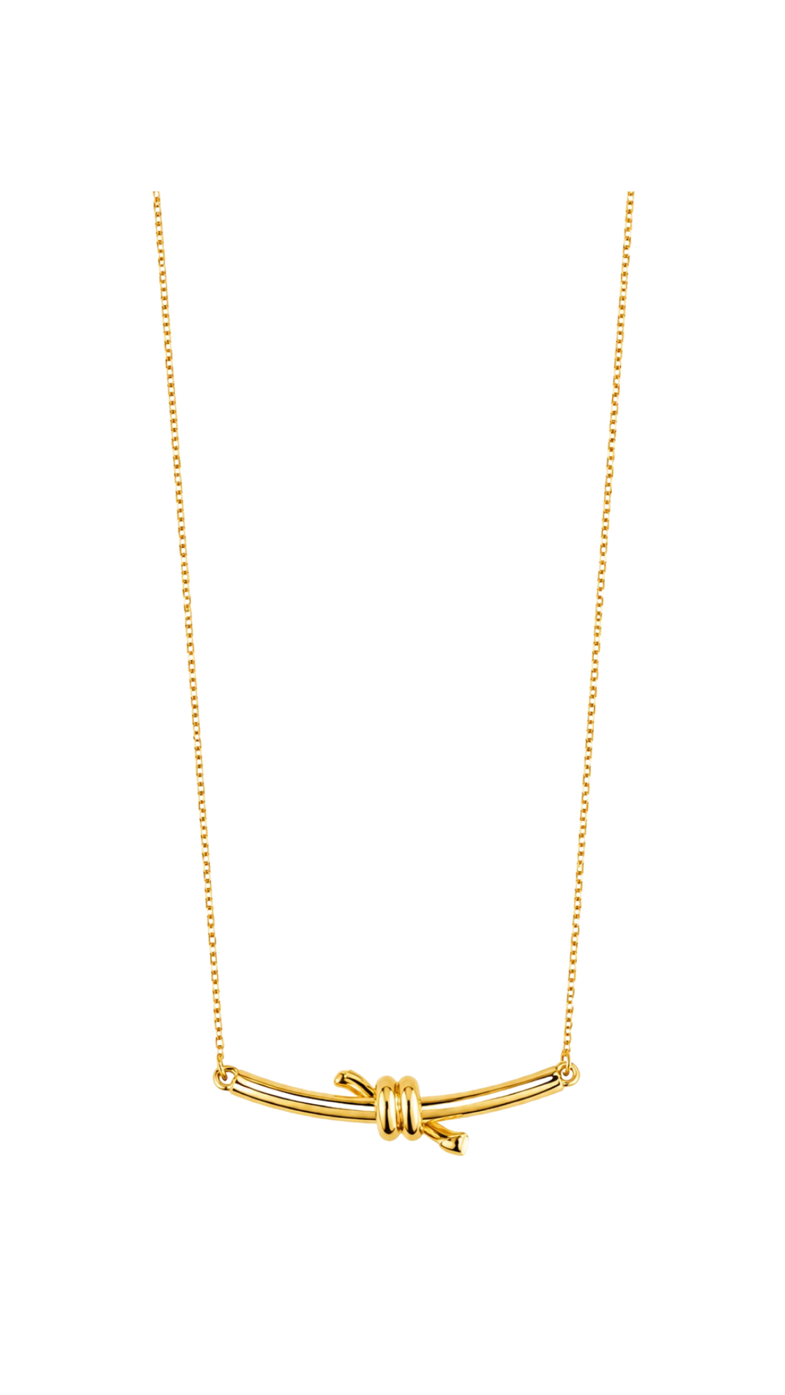 Serpenti Knot Pendant Necklace - Size 18