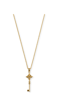 Rope Chain With Key Pendant - Size 16