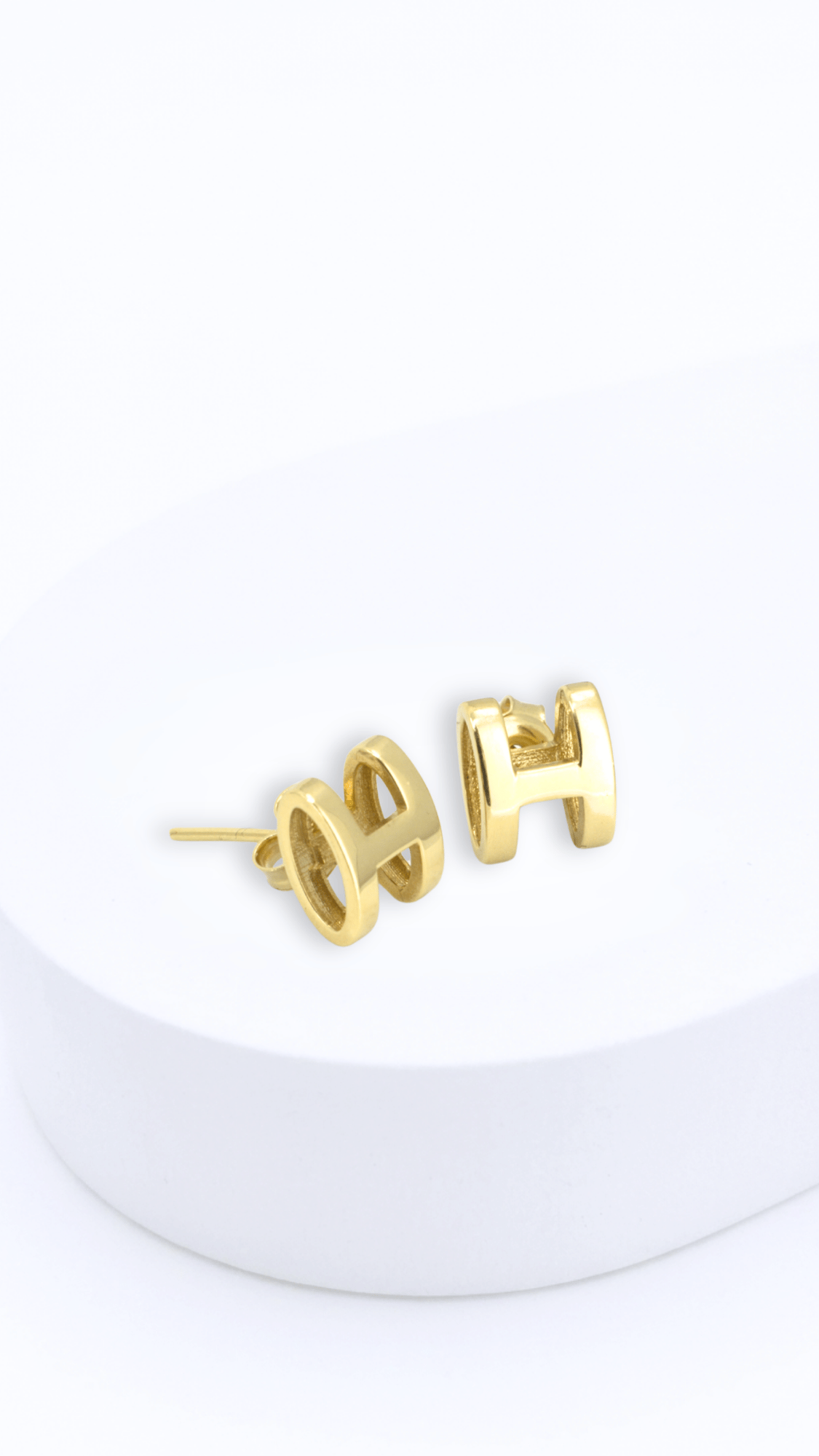 H Pop Stud Earrings