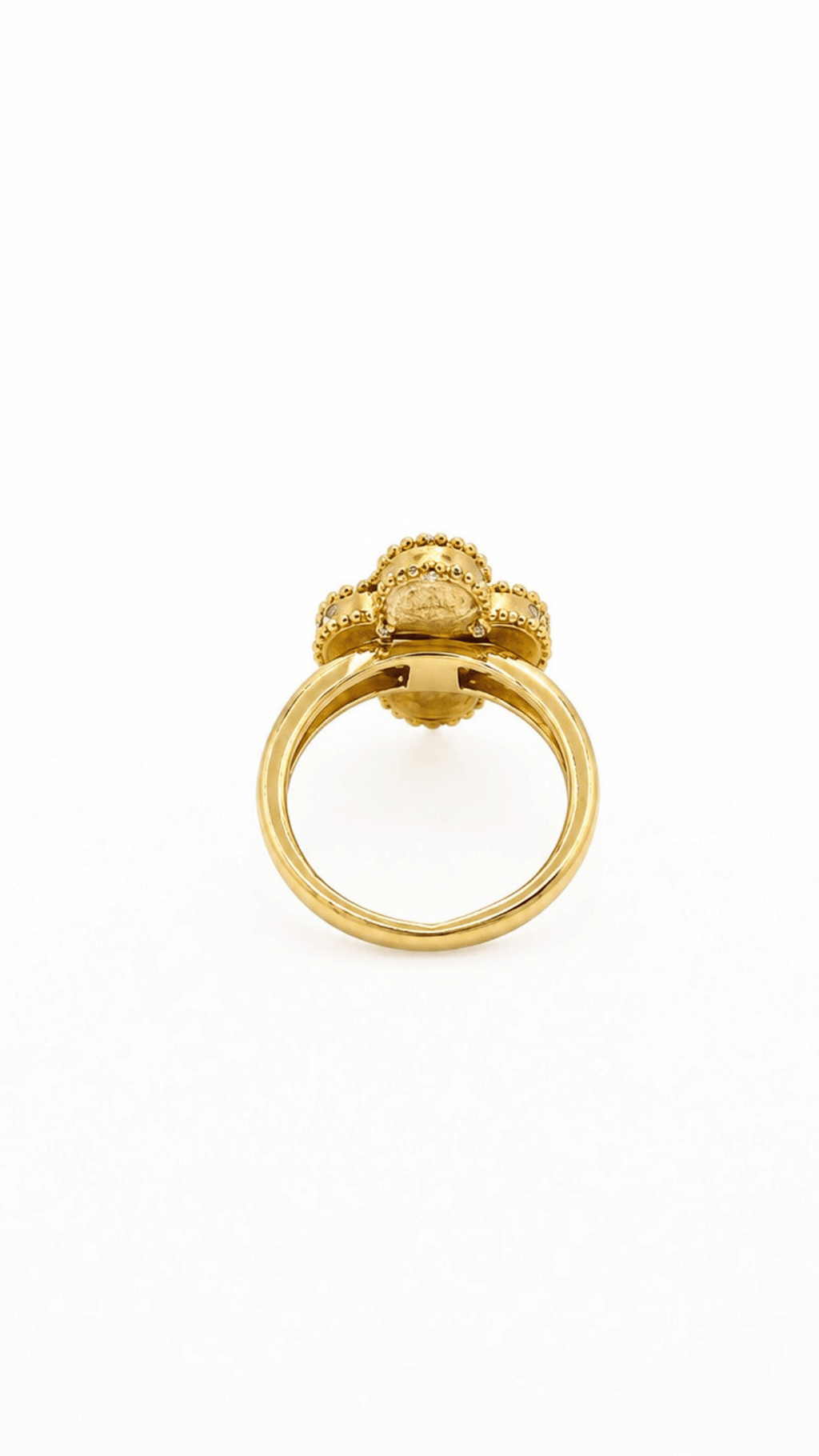 Four-Leaf Clover Ring Green 7" 15mm