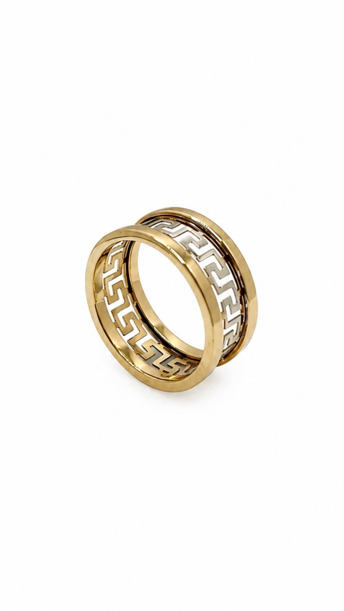 Greek Meander Ring 9"