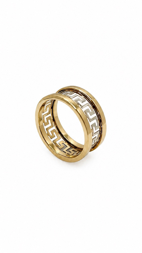 Greek Meander Ring 9"