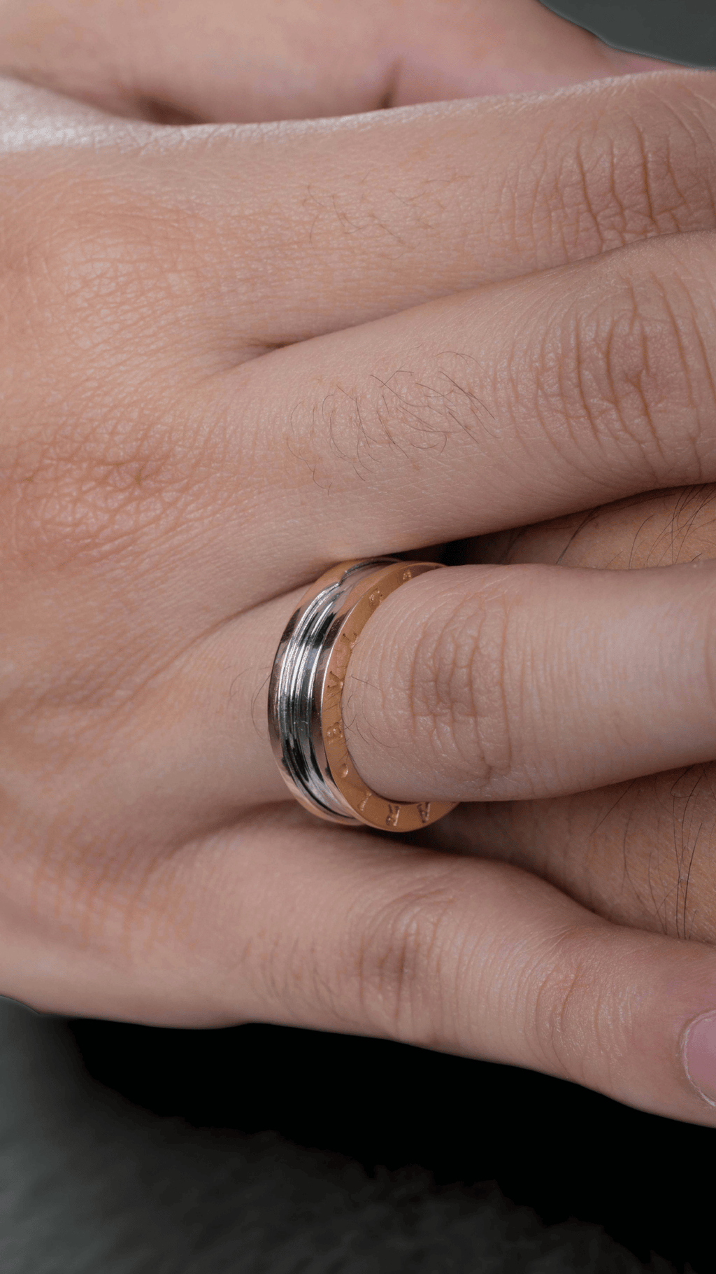 BLG Interlock Ring Two-Tone - Size 5.5