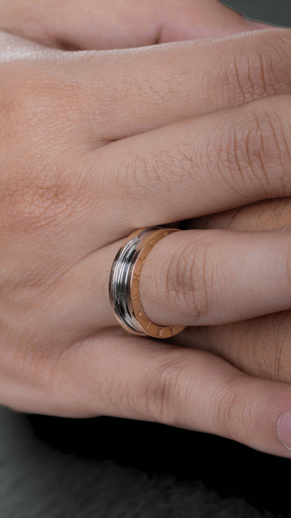 BLG Interlock Ring Two-Tone - Size 5.5