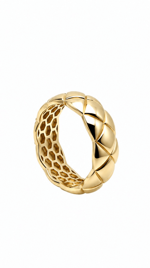 Quilted Honeycomb Ring 6.5"