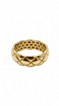 Quilted Honeycomb Ring 7"