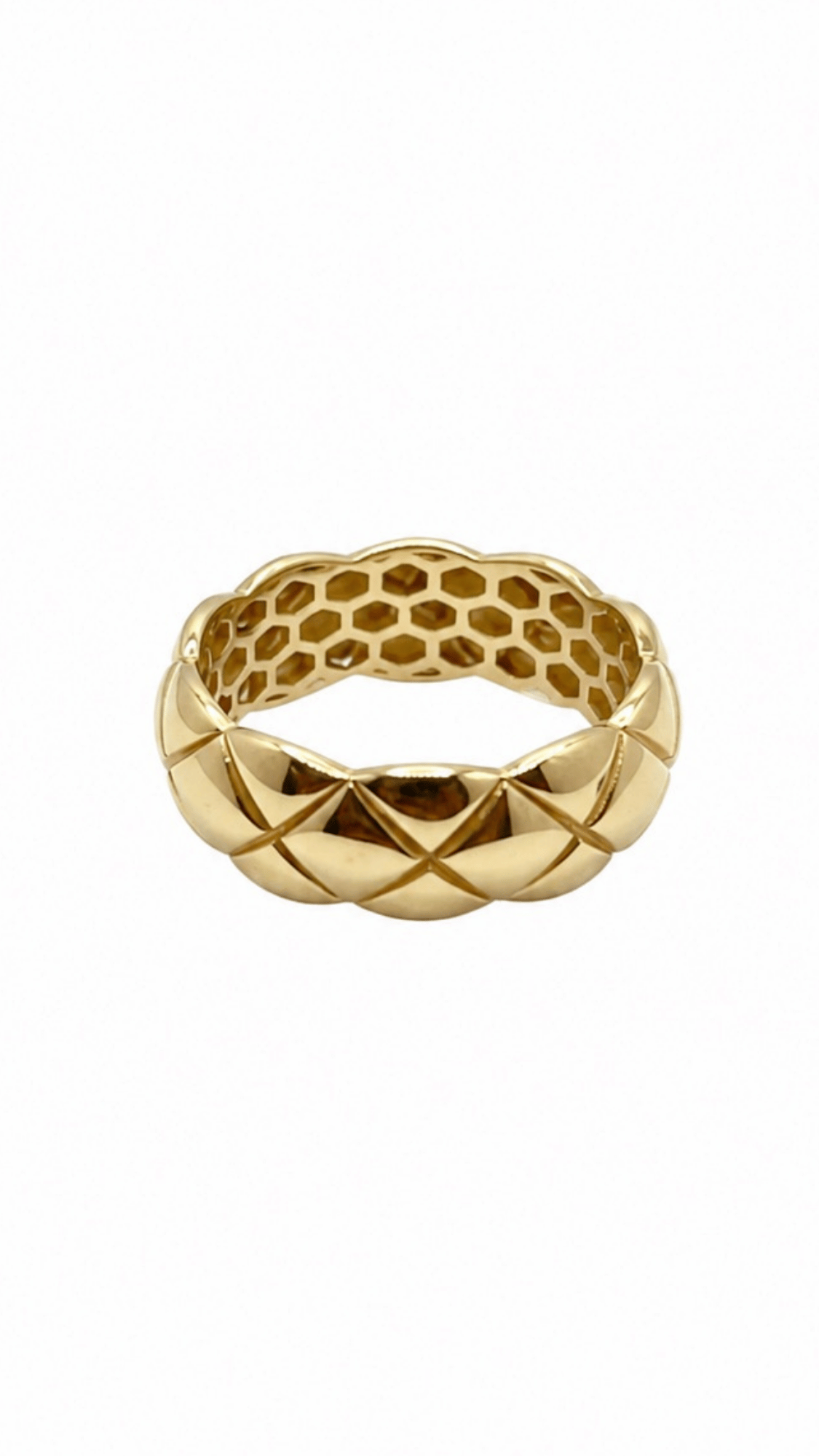 Quilted Honeycomb Ring 6.5"