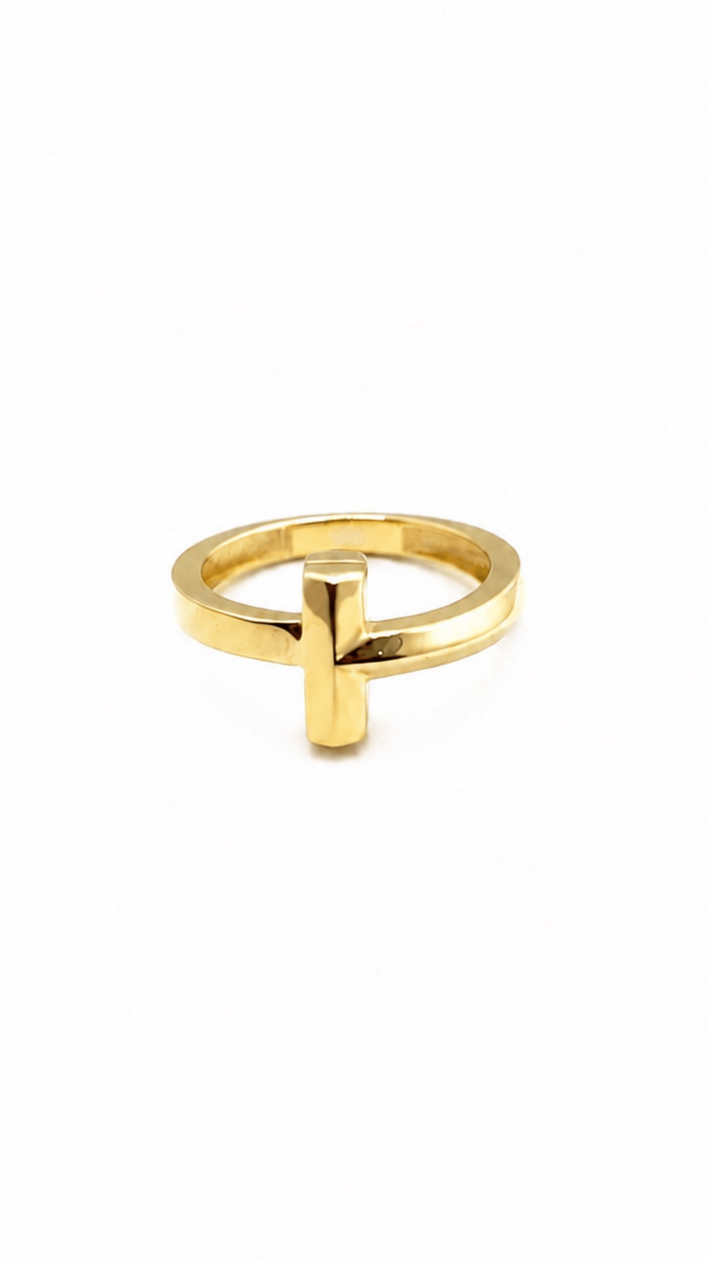 Overlap T-Bar Ring 6"