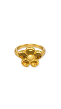 Hibiscus Flower Electroform Ring - Size 6.25