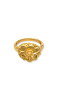 Hibiscus Flower Electroform Ring - Size 6.5