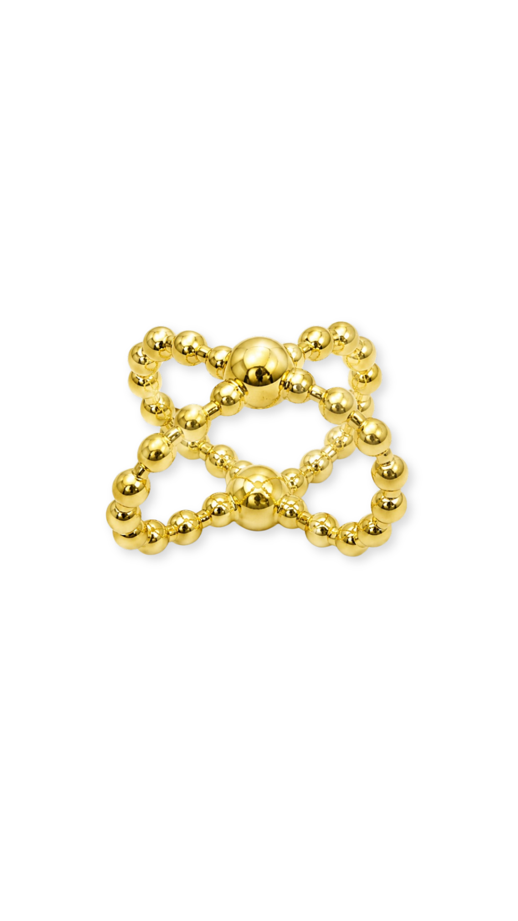 X Bubble Ring - Size 8.5