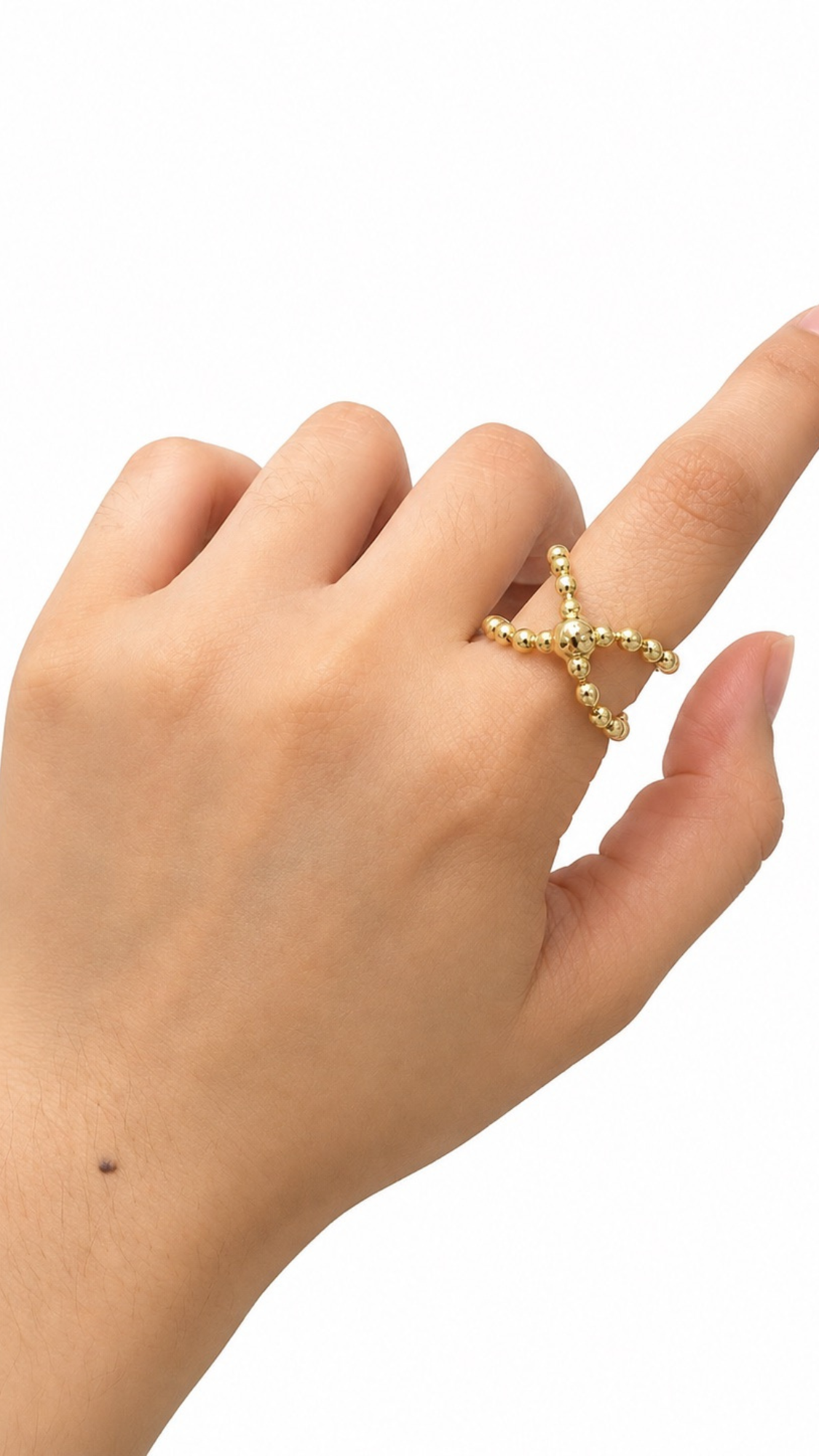 X Bubble Ring - Size 8.5