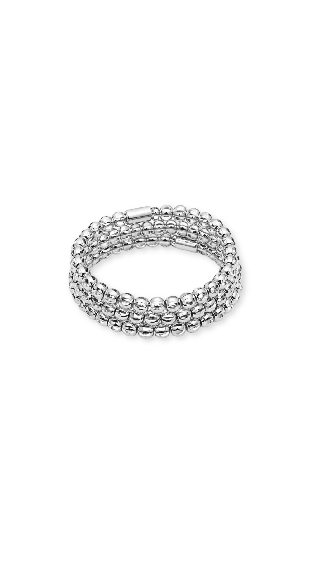 Bubble White Gold Diacut - Size 7.5