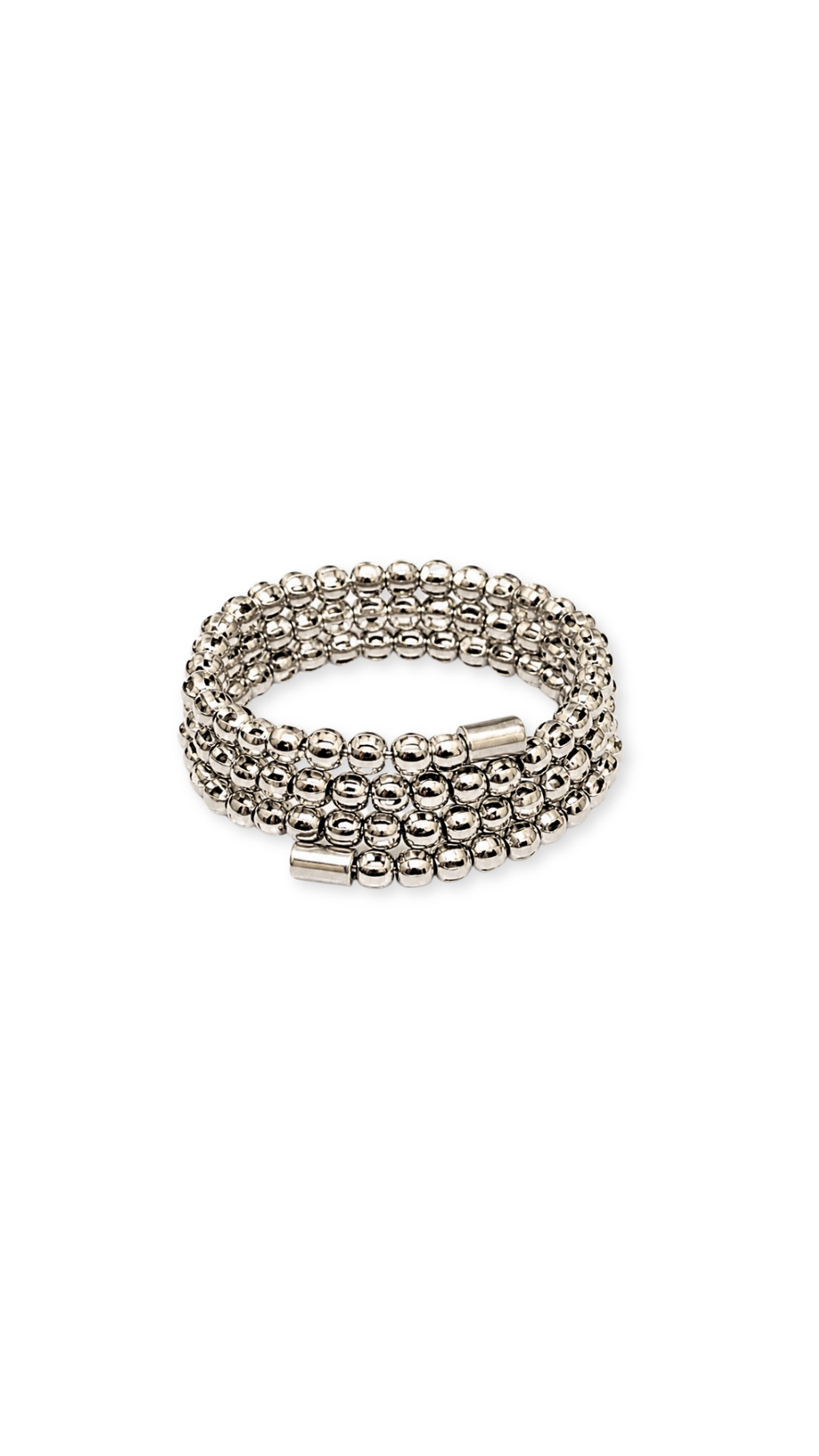 Bubble White Gold Diacut - Size 7.5