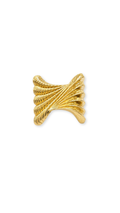 Fluted Dome Cocktail Ring - Size 6