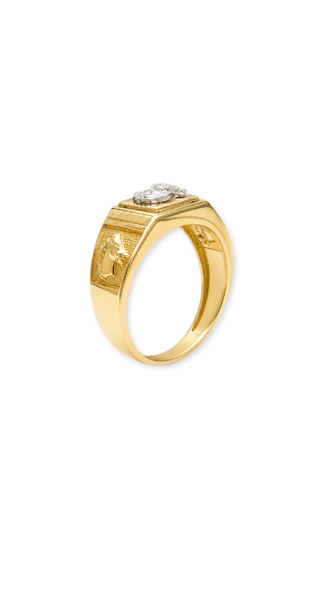 Horse Ring Two Tone - Size 10