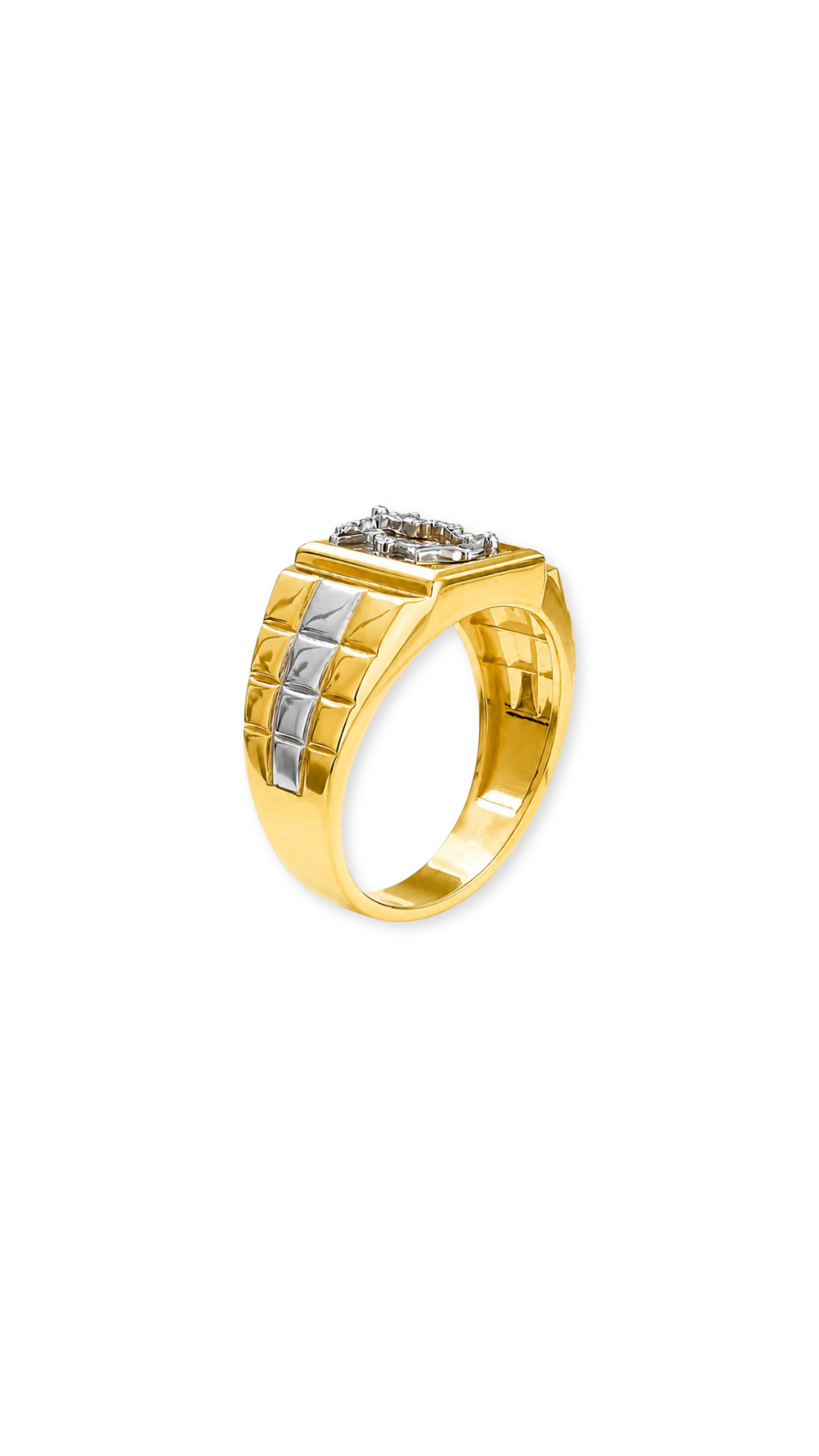 Anchor Ring Two Tone- Size 10.5