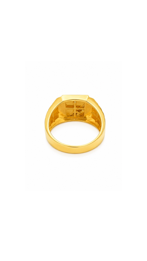 Anchor Ring Two Tone- Size 10.5