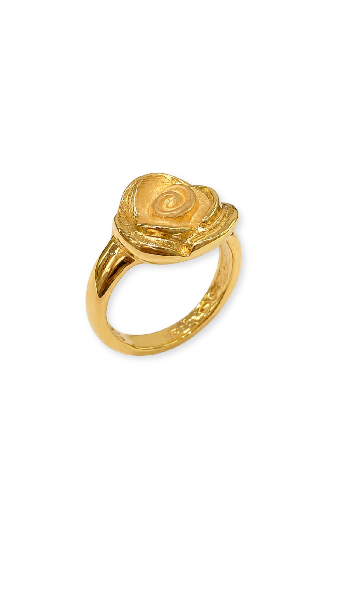 Rose Electroform Ring - Size 8.5