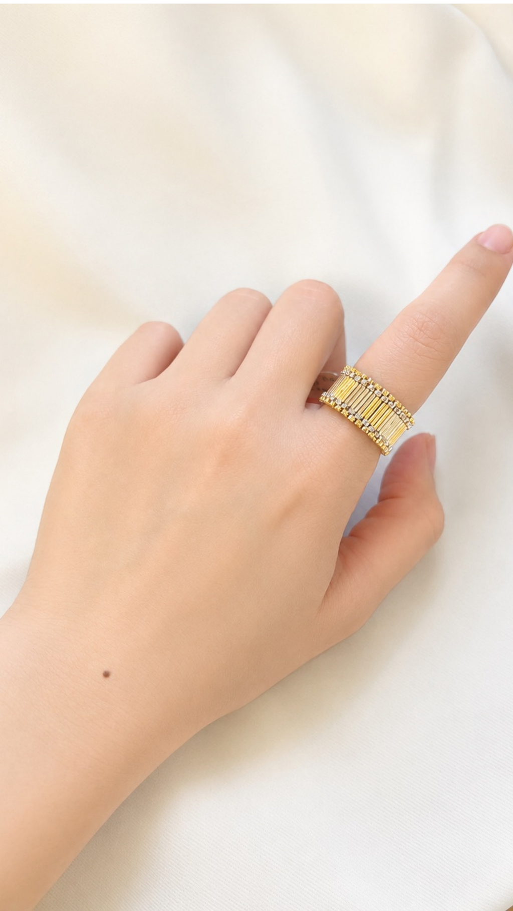 Design Ring Two Tone - Size 7