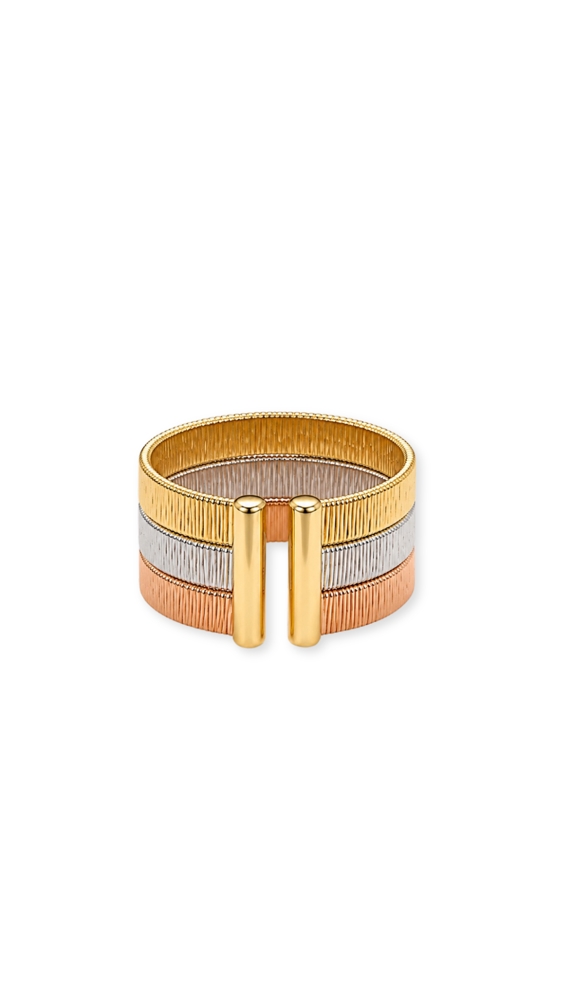 Design Ring Tricolor - Size 7