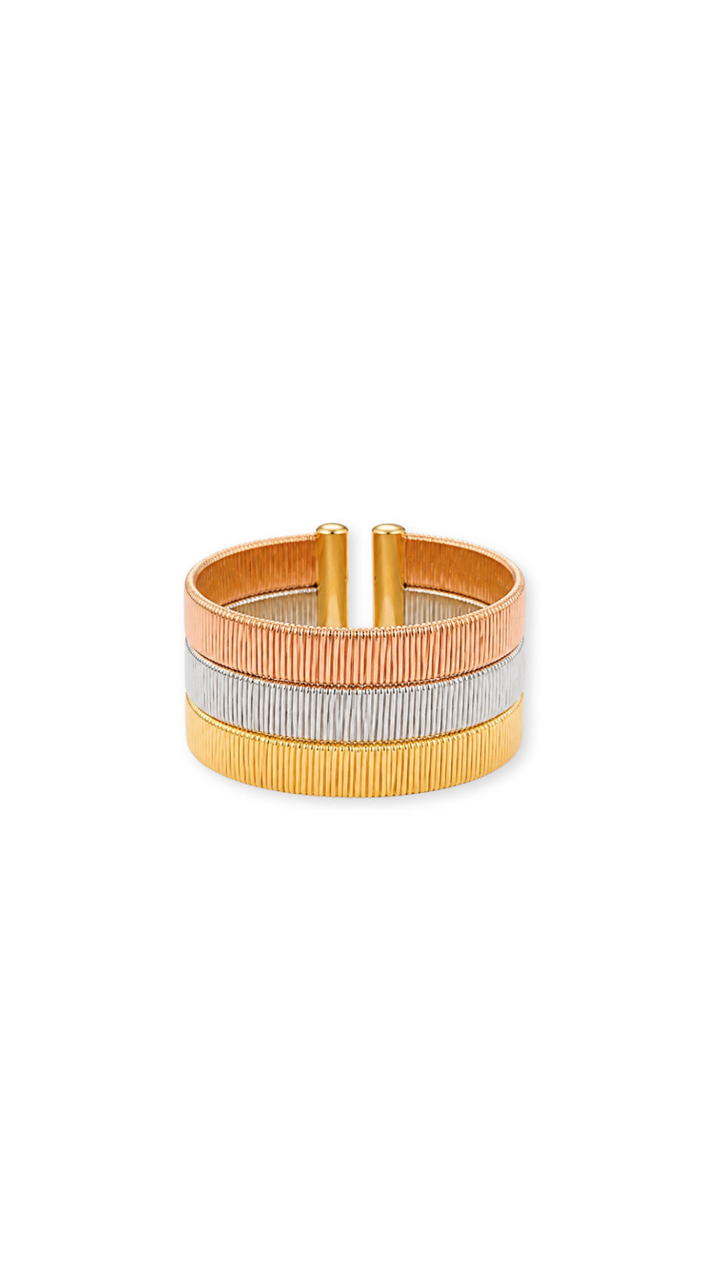 Design Ring Tricolor - Size 7