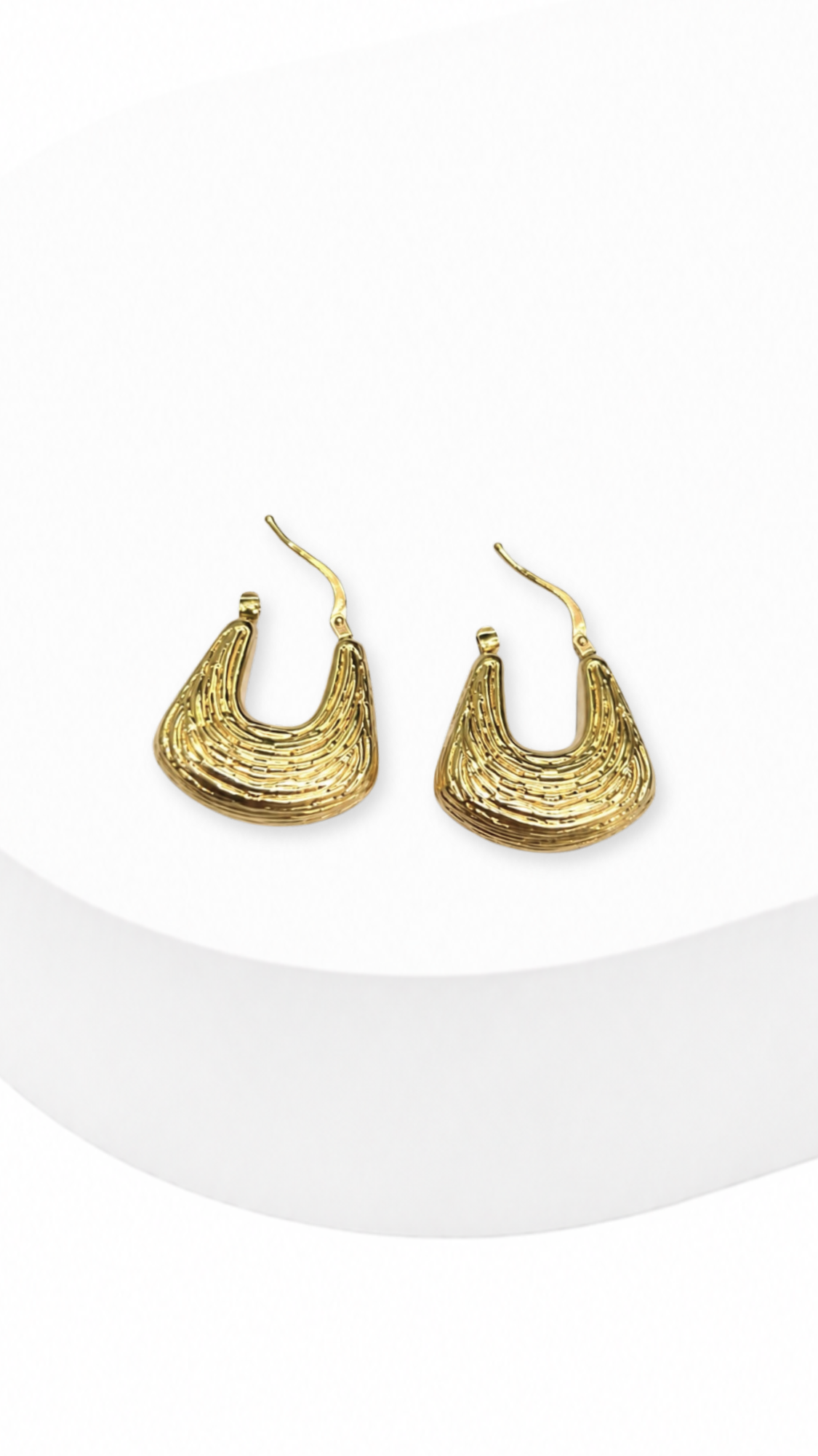 Ripple Luxe Hoop Earrings