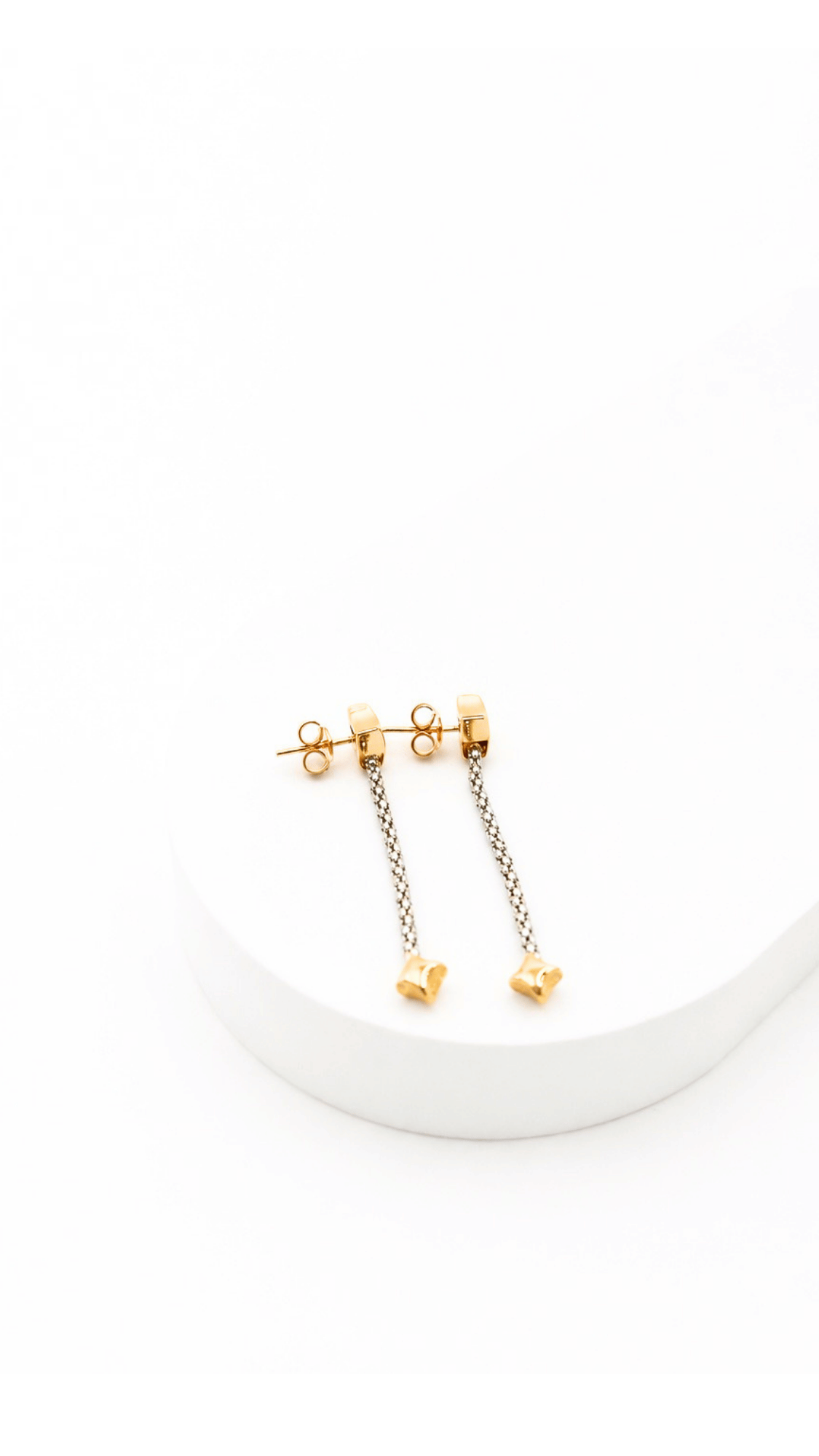 Star Bolo Necklace, Bracelet, and Earrings Set Two-Tone