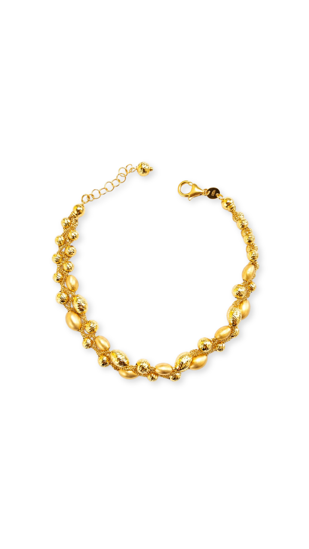 Olive Beads Set Diacut Necklace
