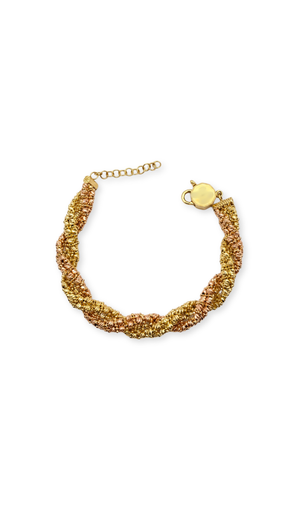 DRC Two Tone Set -  Necklace S16-S18 & Bracelet S7-8