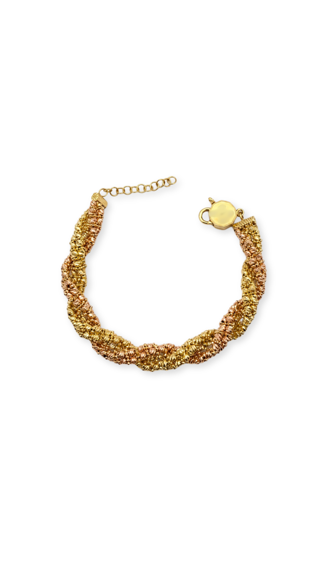 DRC Two Tone Set -  Necklace S16-S18 & Bracelet S7-8