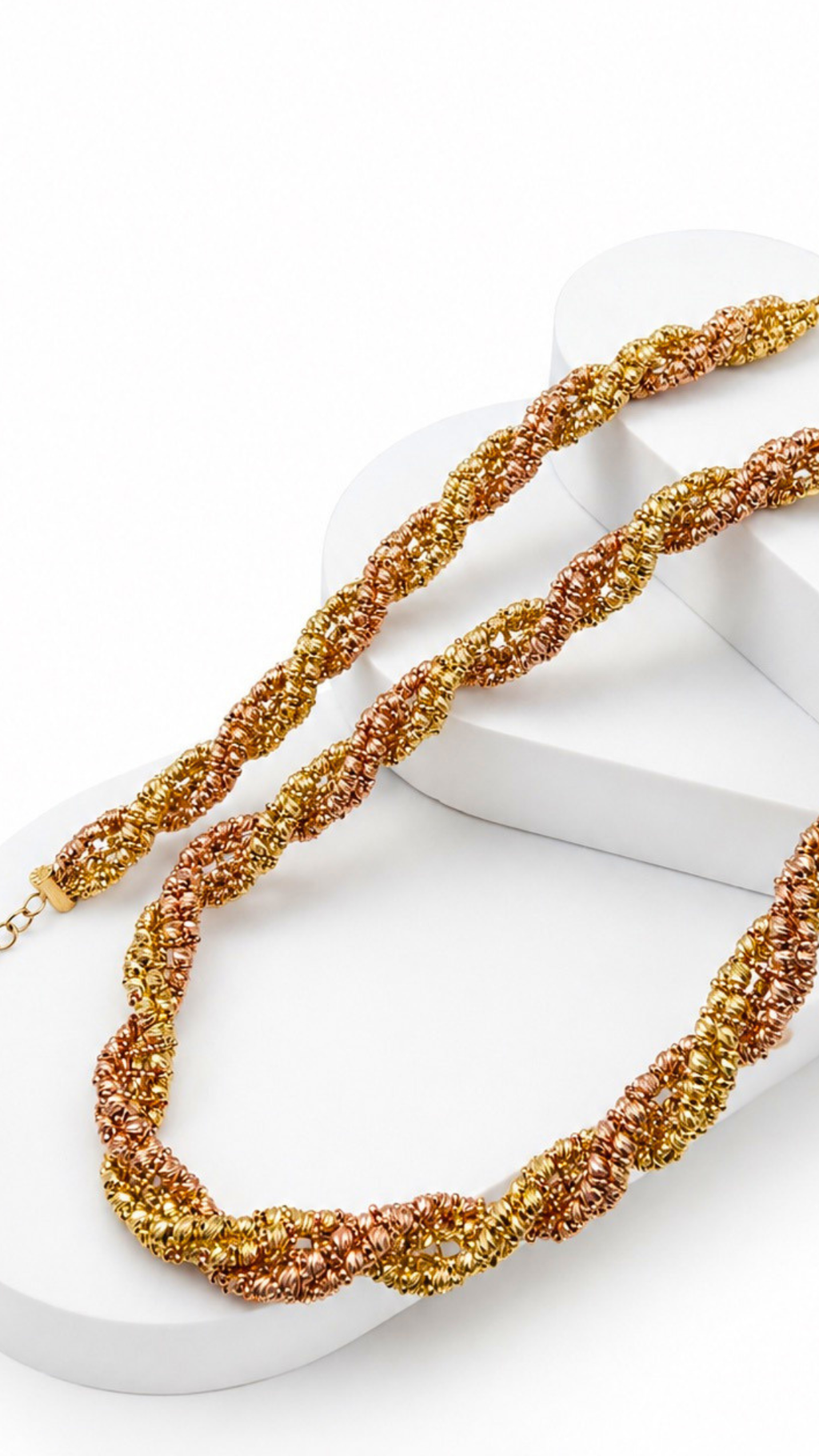 DRC Two Tone Set -  Necklace S16-S18 & Bracelet S7-8