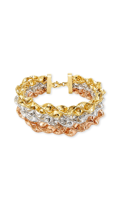 Twisted Necklace & Bracelet Set Tricolor